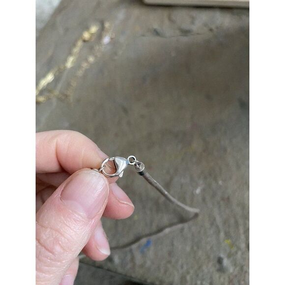 925 Collar Necklace Sterling Silver NG Rope Style Stamped - Picture 10 of 11